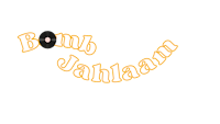 a black background with the words bomb jalaam on it